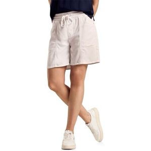 STREET ONE Short en jean, Beige sable lisse, 25