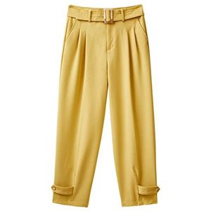 United Colors of Benetton Pantalon Femme 4lkvdf038 Jaune 0 V1, 38, Jaune 0 V1, 40