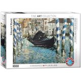 EuroGraphics Edouard Manet Le Grand Canal Venice/Blauw (puzzel 1000p, veelkleurig)
