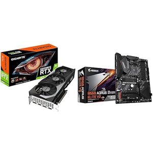 GIGABYTE GeForce RTX 3070 Gaming OC 8G (Rev. 2.0) NVIDIA 8GB GDDR6 zwart & B550 AORUS Elite V2 moederbord, zwart