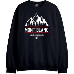 Republic Of California Sweatshirt met capuchon, marineblauw, XL, Marine.