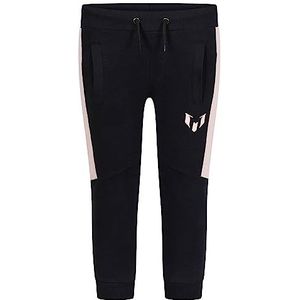 Messi Trainingsbroek voor meisjes, zwart-roze, officiële kleding voor meisjes, sweatpants voor baby's, zwart.