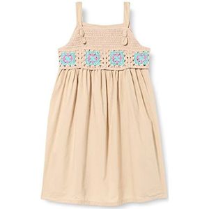 United Colors of Benetton Vestito 4jo1cv01c meisjesjurk (1 stuk), Beige 39a, S