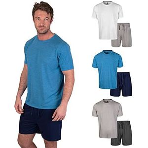 Light & Shade Pyjamaset voor heren, middenblauw/marineblauw