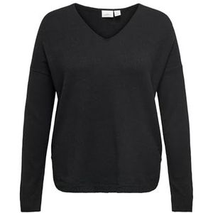 ONLY Carmargareta LS KNT Noos Pull en tricot pour femme, Noir, 48-50 ((grande taille)