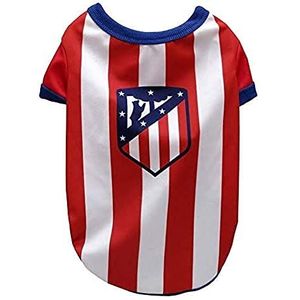 Atletico de Madrid SH-01XXS-ATL T-shirt voor honden, maat XXS