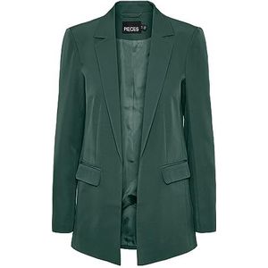 Pieces Pcbozzy Ls Noos Bc Blazer voor dames, Groen trekking