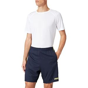 JAKO Heren Competition 2.0 Shorts, meerkleurig (marine/neongeel), M