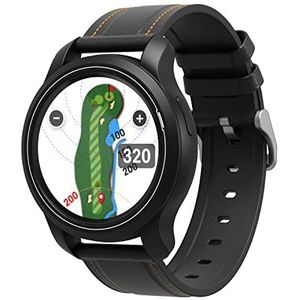 GolfBuddy Aim W12 Golf GPS-horloge - Kleuren-touchscreen - Groene rimpel, gatenvoorbeeld, slimste manier om te spelen