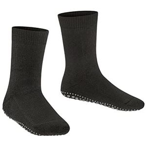 FALKE Catpads volledige pluche sokken voor kinderen, katoen/merinowolmix, warme kindersokken met siliconen print en pluche aan de binnenkant, per stuk verpakt, Zwart (Zwart 3000)