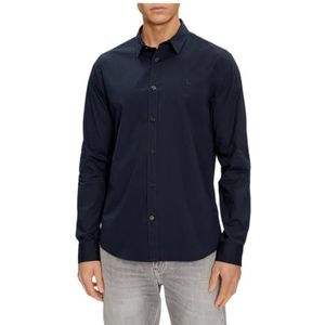 Calvin Klein Jeans J30j324614 Slim Stretch Shirt L/S Heren, Blauw (Night Sky)