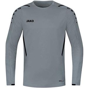 JAKO Sweatshirt Unisex 8821 (1 stuk), steengrijs/zwart