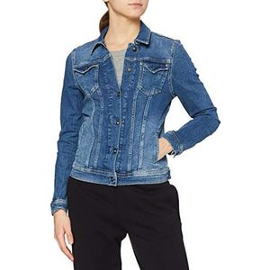 Pepe Jeans Thrift, jeansjas voor dames, blauw (Denim Cf7)