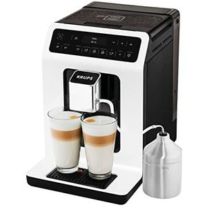 Krups ea8911 Vrijstaand, volautomatisch, espressomachine, 2,3 l, 2 kopjes, wit - koffiezetapparaat (vrijstaand, espressomachine, 2,3 l, geïntegreerde molen, 1450 W, wit)