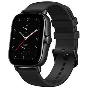 Amazfit GTS, 2e Smartwatch voor heren met GPS / Glonass, 1,65 inch AMOLED-display, SpO2, 90 sportmodi, Alexa, 50 Candrans smartwatch voor Android/iPhone (zwart)