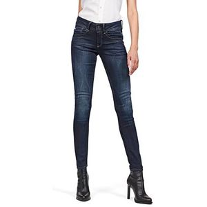 G-STAR RAW Lynn Mid Waist Skinny damesjeans, Blue Faded Blue., 22W / 30L