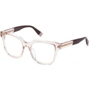 Furla Vfu582 zonnebril voor dames, Shiny transparant roze