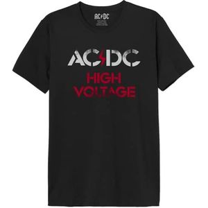 AC/DC Meacdcrts052 T-shirt voor heren, 1 stuk, zwart.