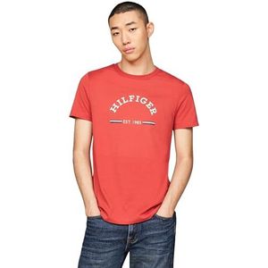 Tommy Hilfiger T-shirt RWB Arch Gs S/S pour homme, Terra Rouge, M