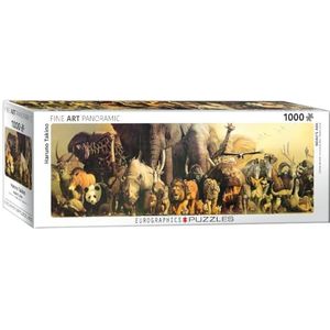 EuroGraphics Noah's Ark by (1000-stuks), The Lion King 6010-4654 Puzzel Noahbogen van Haruo Takino (1000 stukjes), verschillende kleuren