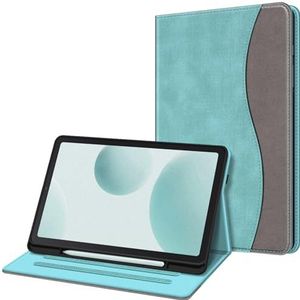 Fintie Case voor Samsung Galaxy Tab S6 Lite 10.4 Inch Tablet 2020 Release Model SM-P610 (Wi-Fi) SM-P615 (LTE) - Multi-Angle View Folio Stand Cover met Pocket, Turquoise