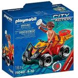 Playmobil 71040 Redder op zee en Quad - City Action - quads - all-terrain voertuigpakket voor reddingsmissies - vanaf 4 jaar