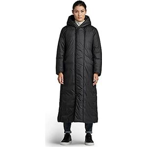 G-Star Raw G - Whistler Padded Long dames jack, Zwart (dark black B958-6484), L