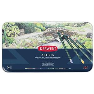 Derwent Artists 32096 kleurpotloden, professionele kwaliteit, 36 stuks