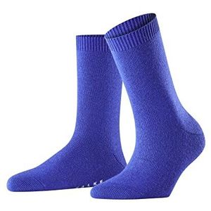 FALKE Cosy Wool Sokken voor dames, merinowol, kasjmier, wit, zwart, meer warme kleuren, voor de winter, zonder patroon, 1 paar, blauw (Imperial 6065)