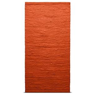 RUG SOLID, Cotton Rug, Solaire Orange, 65 x 135 cm