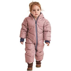 Killtec Karter Unisex Mini Jumpsuit voor kinderen, donslook met capuchon, roze, 86-92 EU