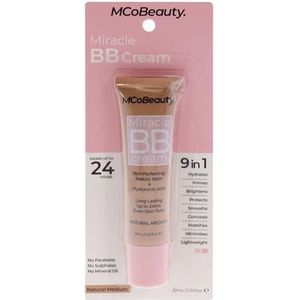 MCoBeauty Miracle BB Cream - Natural Medium For Women Foundation 1 oz