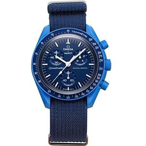 Stanchev 20 mm horlogeband nylon reserveband voor Omega X Swatch MoonSwatch Rolex Watch Seiko