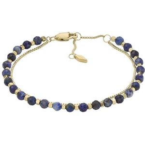 Fossil All Stacked Up Beads damesarmband Malachietgroen JF04541710, Blauw