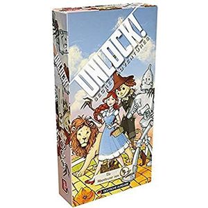 Asmodee Space Cowboys Unlock! - De avonturiers van Oz | Familiespel | Puzzelspel | 1-6 spelers | vanaf 10+ jaar | 90+ minuten | Frans