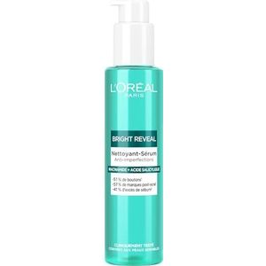 L'Oréal Paris - Reinigingsmiddel tegen onzuiverheden - Verrijkt met niacinamide en salicylzuur - Reinigt de huid en corrigeert vlekken - Voor alle huidtypes - Bright Reveal - 150 ml