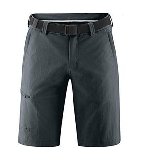 Maier Sports - Bermuda, outdoorbroek/functionele broek/shorts voor heren met bi-elastische riem, sneldrogend en waterdicht, GRAPHITE
