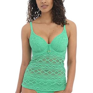 Freya Swim tankini-bovendeel met haak en frame, Jade