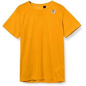 K-Way Edouard T-shirt voor heren, korte mouwen, oranje (oranje 026), XXS, oranje (oranje 026)