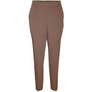 VERO MODA Vmzeldamaya Mr Pantalon fuselé pour femme, Valve marron, 36W / 30L