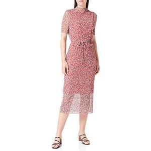 s.Oliver BLACK LABEL Lange jurk voor dames, Paars/Roze