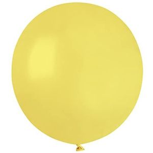 Ciao 25 ballonnen premium kwaliteit G150 (diameter 48 cm) pastelgeel