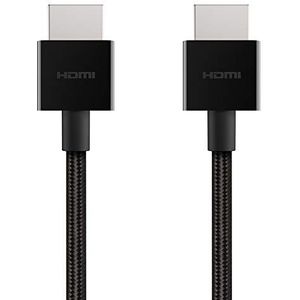 Belkin Ultra HD-Highspeed-HDMI-Kabel (2018, 2 m-4K-HDMI-Kabel, unterstützt 4K/120 Hz und 8K/60 Hz, Dolby Vision-/HDR 10-kompatibel, 48 Gbit/s) Schwarz