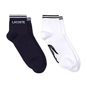 Lacoste Sport Unisex sokken, Navy/Wit