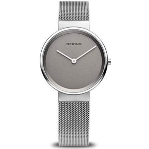 BERING Dames Analoog Quarz Classic Collection Polshorloge met Roestvrij staal Armband en Saffier glas 14531-077