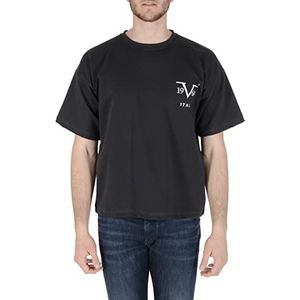 19V69 ITALIA Azir Dark Grey T-shirt, donkergrijs, XXL (19 stuks) heren, donkergrijs, XXL, Donkergrijs