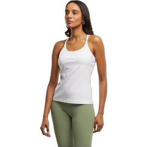 Urban Classics Tb7806-Dames Sports Top Vest Dames (1 stuk), Wit, M