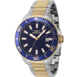 Invicta - Herenhorloge - Veelkleurig - Roestvrijstaal - Quartz - Waterbestendig