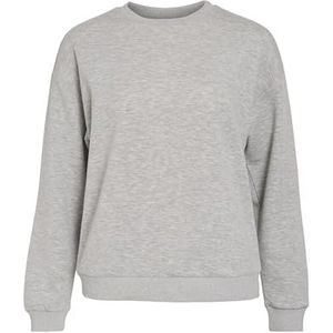 Vila Sweat-shirt Visandy L/S Noos, Gris clair chiné, XL