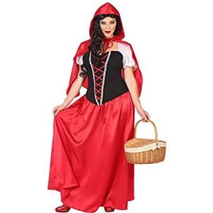 Atosa Dames kostuum Chaperon, rood